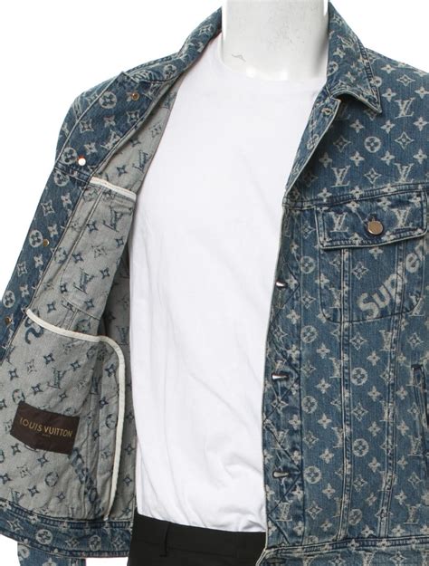 supreme louis vuitton denim jacket stockx|louis vuitton supreme real.